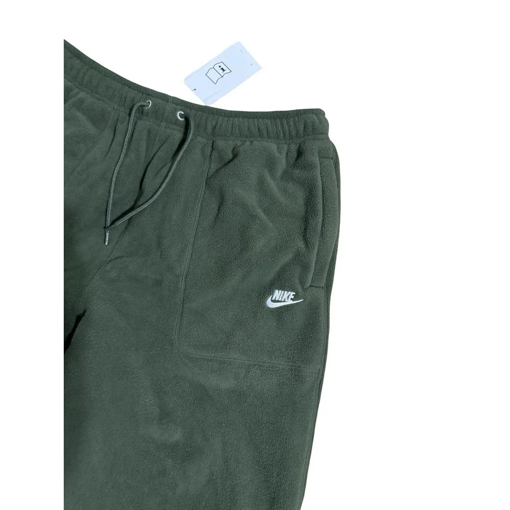 Nike Sportswear ClubMen's Fleece Bungee Loose Straight Leg Pants - New - Large